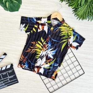 CAMISA BOTÃO FOLHAS BR - Imagem 1
