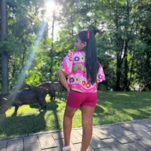 CONJ SHORT ESPERTA BATINHA FLORES
