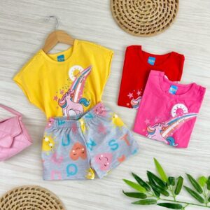 CONJ TAN MANGA UNICORNIO - Imagem 1