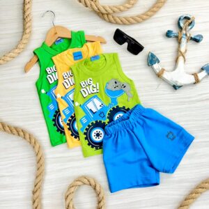 CONJ MOLETOM REGATA BABY TRATOR - Imagem 2