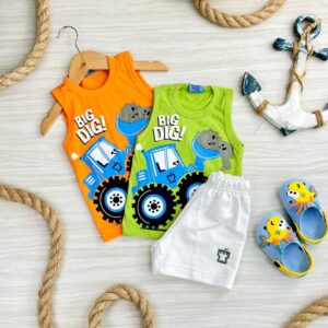 CONJ MOLETOM REGATA BABY TRATOR - Imagem 3