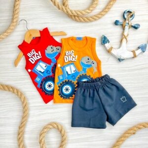 CONJ MOLETOM REGATA BABY TRATOR - Imagem 4