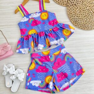 CONJ MARIAS SHORT NUVEM - Imagem 3