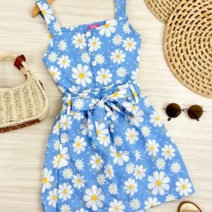 CONJ TURMA SHORT/SAIA CROPP FLORZINHAS - Imagem 2