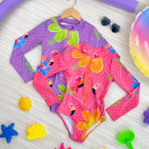 MAIO RICCO MANGA ZIPER FLAMINGO - Imagem 1