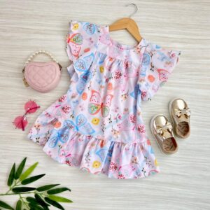 VESTIDO BORBOLETAS ENCANTADA - Imagem 1