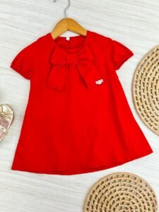 VESTIDO MANGA LACO GRANDE