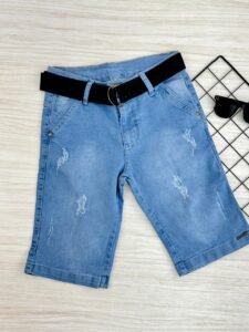 BERMUDA JEANS C/LYCRA RETA