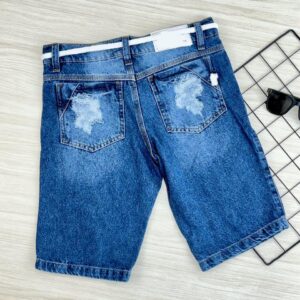 BERMUDA JEANS S/LYCRA DESTROYED 1 - Imagem 2