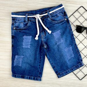 BERMUDA JEANS S/LYCRA DESTROYED 4 - Imagem 1