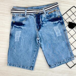 BERMUDA JEANS S/LYCRA DESTROYED 5 - Imagem 1
