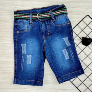 BERMUDA JEANS C/LYCRA DESTROYED 6 - Imagem 1