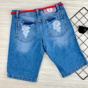 BERMUDA JEANS S/LYCRA DESTROYED 10 - Imagem 2