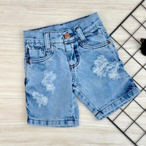 BERMUDA JEANS S/LYCRA DESTROYED 13 - Imagem 1
