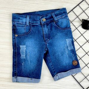 BERMUDA JEANS C/LYCRA DESTROYED 16 - Imagem 1