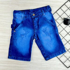 BERMUDA JEANS S/LYCRA DESTROYED 17 - Imagem 1
