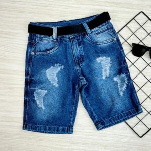 BERMUDA JEANS S/LYCRA DESTROYED 26 - Imagem 1