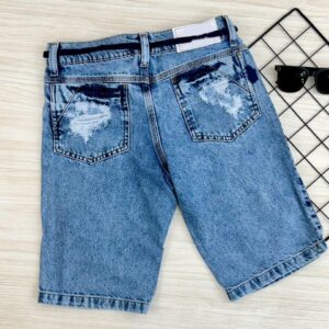 BERMUDA JEANS S/LYCRA DESTROYED 27 - Imagem 2