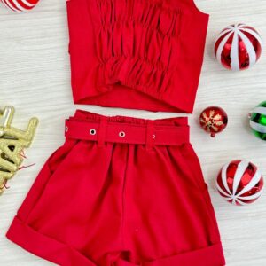 CONJ LINHO SHORT FLOR - Imagem 2