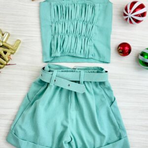 CONJ LINHO SHORT FLOR - Imagem 4