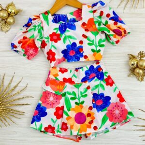 CONJ SHORT/SAIA FLORES - Imagem 1