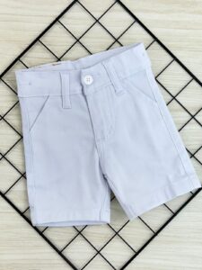 BERMUDA BRANCA BOLSO FACA