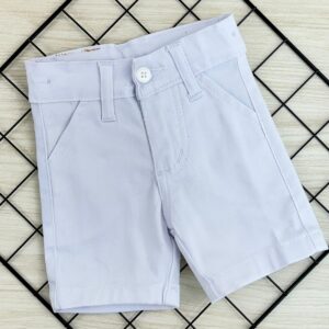 BERMUDA BRANCA BOLSO FACA