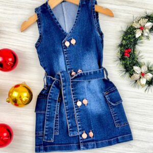 VESTIDO JEANS CARGO - Imagem 1