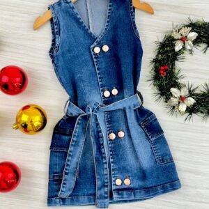 VESTIDO JEANS CARGO - Imagem 3