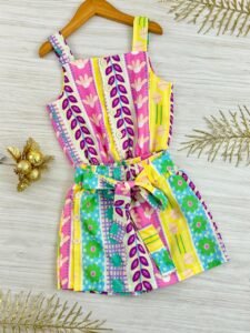 CONJ TURMA CROPPED ELASTICO AMARELO