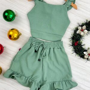CONJ DUNA SHORT BABADO - Imagem 2