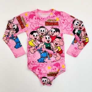 CONJUNTO LINHA COMUM FEM TURMA DA MÔNICA