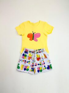 CONJUNTO TAN MANGA BORBOLETA