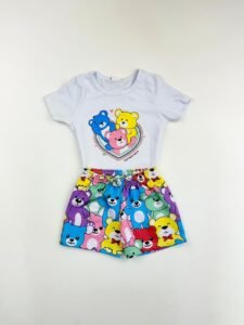 CONJUNTO TAN MANGA URSINHOS CARINHOSOS