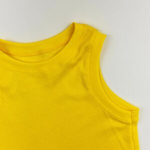 REGATA FEMININA CANELADA AMARELA - Imagem 3