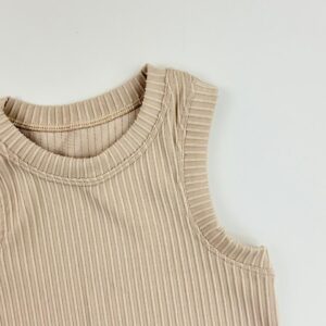 REGATA FEMININA CANELADA PREMIUM BEGE - Imagem 3