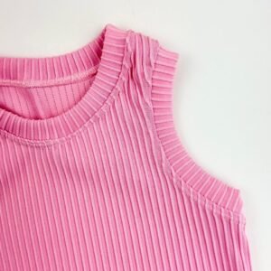 REGATA FEMININA CANELADA PREMIUM ROSA CLARO - Imagem 3
