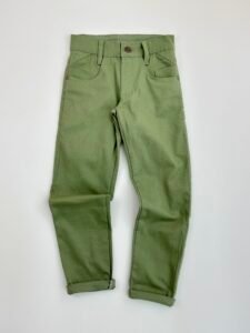 CALÇA MASCULINA BRIM NL PISTACHE