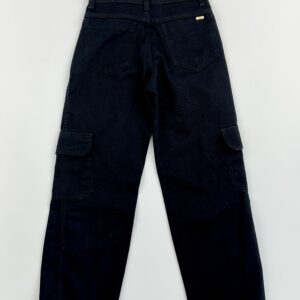 CALÇA CARGO WIDE LEG PRETA FEM - Imagem 2