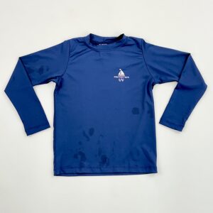 CAMISA COMUM MANGA AZUL ESCURO