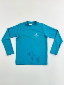 CAMISA COMUM MANGA AZUL