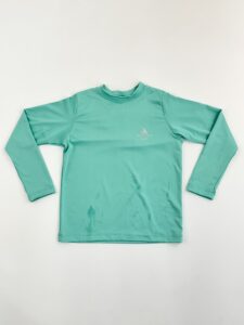 CAMISA COMUM MANGA VERDE ÁGUA