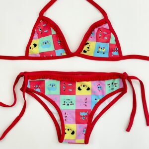 BIQUINI BABADO CARINHAS ANIMAIS - Imagem 3