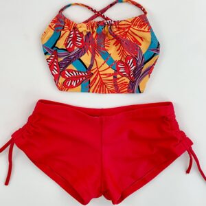 BIQUINI SHORTINHO FLOR - Imagem 2