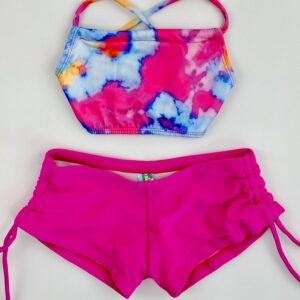 BIQUIINI SHORTINHO TIE DYE - Imagem 1