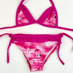 BIQUINI BABADO FLAMINGO