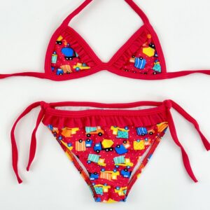 BIQUINI BABADO CARRINHOS - Imagem 1
