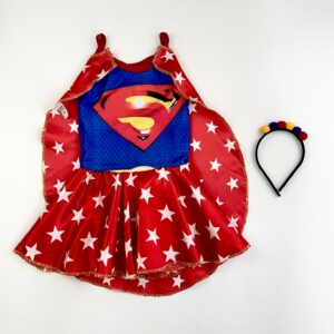 FANTASIA SUPER MULHER VESTIDO - Imagem 4