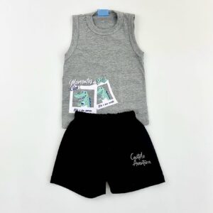 CONJUNTO MOLETOM REGATA QUADROS DINOS - Imagem 6