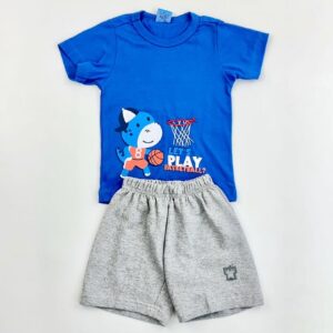 CONJUNTO MOLETOM MANGA DINO BASQUETE - Imagem 4